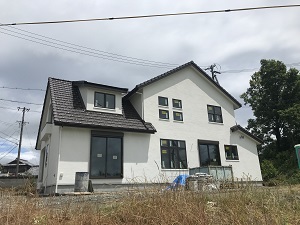 三重県亀山市にて新築工事中のお家