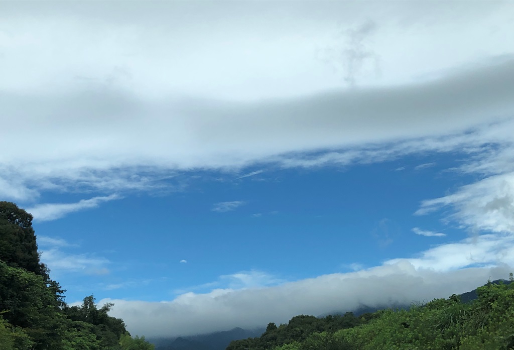 晴れ間がのぞいた青空♪
